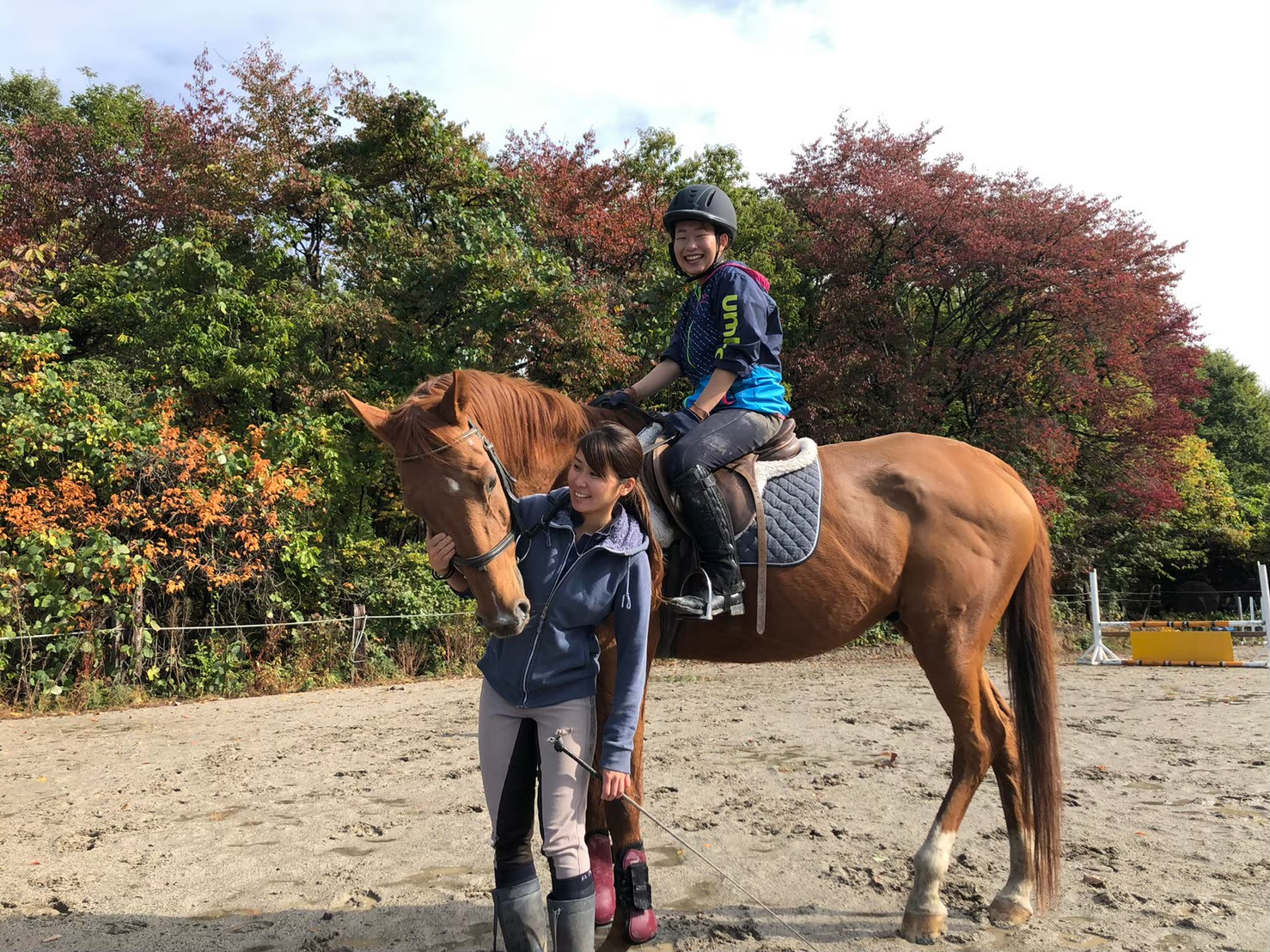子供の乗馬体験